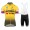 Completo Ciclismo 2019 Jumbo Visma Squadre abbigliamento Bici Completo Maglia Ciclismo Corta e Salopette