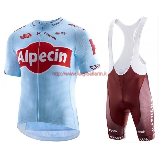 Completo Ciclismo 2019 Katusha Alpecin abbigliamento Bici Completo Maglia Ciclismo Corta e Salopette Completo Ciclismo 2019 Katusha Alpecin abbigliamento Bici Completo Maglia Ciclismo Corta e Salopette