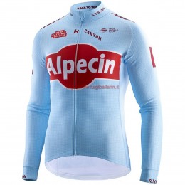 Completo Ciclismo 2019 Katusha Alpecin Squadre Maglia Ciclismo Manica Lunga