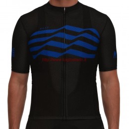 Completo Ciclismo 2019 MAAP M-Flag ultra nero-Blu Maglia Ciclismo Manica Corta