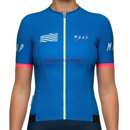 Completo Ciclismo 2019 MAAP Prime Blu donna Maglia Ciclismo Manica Corta