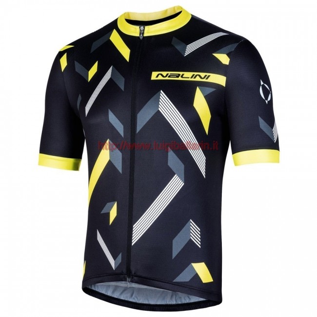 Completo Ciclismo 2019 Nalini Descesa 2.0 nero-giallo Maglia Ciclismo Manica Corta Completo Ciclismo 2019 Nalini Descesa 2.0 nero-giallo Maglia Ciclismo Manica Corta