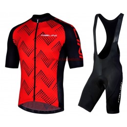 Completo Ciclismo 2019 Nalini Podio 2.0 rosso abbigliamento Bici Completo Maglia Ciclismo Corta e Salopette