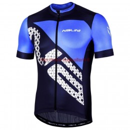 Completo Ciclismo 2019 Nalini Volata 2.0 nero-Blu Maglia Ciclismo Manica Corta