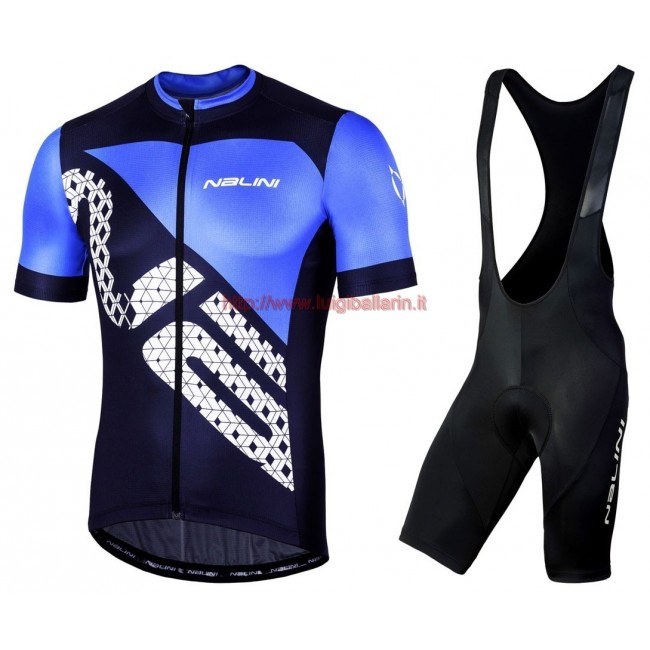 Completo Ciclismo 2019 Nalini Volata 2.0 nero-Blu abbigliamento Bici Completo Maglia Ciclismo Corta e Salopette Completo Ciclismo 2019 Nalini Volata 2.0 nero-Blu abbigliamento Bici Completo Maglia Ciclismo Corta e Salopette