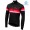 Completo Ciclismo 2019 Nalini Warm 2.0 nero-rosso thermique Maglia Ciclismo Manica Lunga