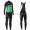 Completo Ciclismo 2019 Orbea Usine Racing donna verde Maglia Ciclismo Manica Lunga e Salopette