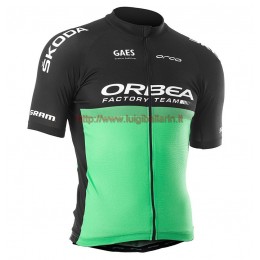 Completo Ciclismo 2019 Orbea Usine Racing verde Maglia Ciclismo Manica Corta