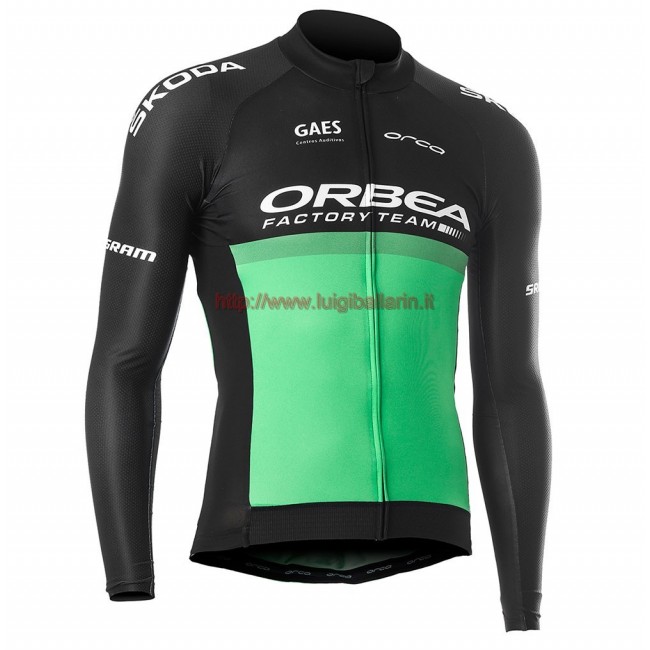 Completo Ciclismo 2019 Orbea Usine Racing verde Maglia Ciclismo Manica Lunga Completo Ciclismo 2019 Orbea Usine Racing verde Maglia Ciclismo Manica Lunga