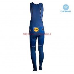 Completo Ciclismo 2019 Quick Step Squadre Blu Salopette Lunga Ciclismo thermique
