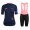 Completo Ciclismo 2019 Rapha EF Squadre Blu donna abbigliamento Bici Completo Maglia Ciclismo Corta e Salopette