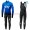 Completo Ciclismo 2019 SKY Squadre Blu thermique Maglia Ciclismo Manica Lunga e Salopette Lunga