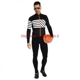 Completo Ciclismo 2019 Santini Svolta nero Maglia Ciclismo Manica Lunga e Salopette