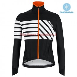Completo Ciclismo 2019 Santini Svolta nero thermique Maglia Ciclismo Manica Lunga