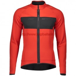 Completo Ciclismo 2019 Scott RC FF rosso Maglia Ciclismo Manica Lunga