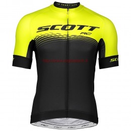 Completo Ciclismo 2019 Scott RC giallo-nero Maglia Ciclismo Manica Corta