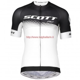 Completo Ciclismo 2019 Scott RC nero-bianca Maglia Ciclismo Manica Corta