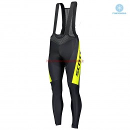Completo Ciclismo 2019 Scott-RC PRO nero-giallo Salopette Lunga Ciclismo thermique