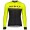 Completo Ciclismo 2019 Scott-RC PRO nero-giallo Maglia Ciclismo Manica Lunga