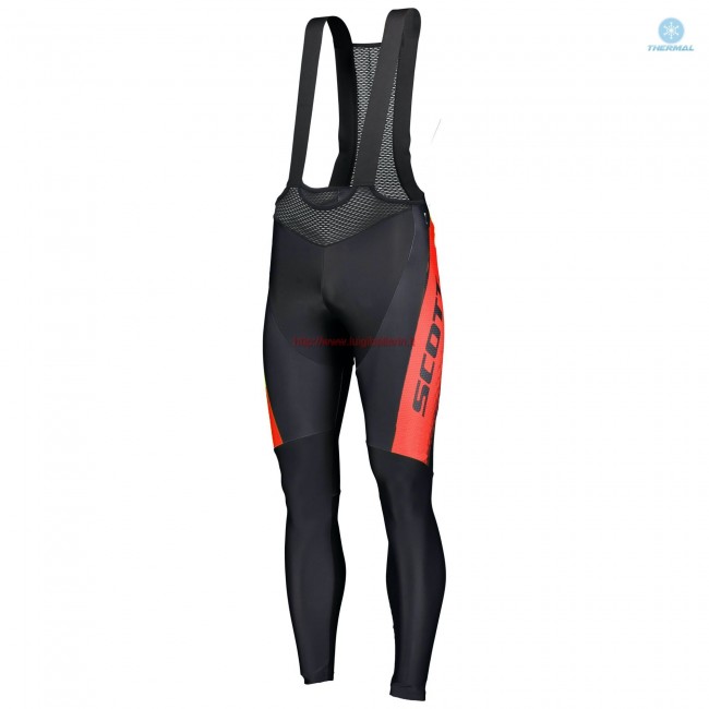Completo Ciclismo 2019 Scott-RC PRO nero-rosso Salopette Lunga Ciclismo thermique Completo Ciclismo 2019 Scott-RC PRO nero-rosso Salopette Lunga Ciclismo thermique