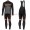 Completo Ciclismo 2019 Scott-RC-Squadre nero-Gris-Orange Maglia Ciclismo Manica Lunga e Salopette