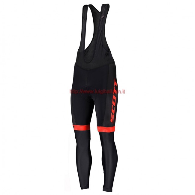 Completo Ciclismo 2019 Scott RC Squadre nero-rosso Salopette Lunga Ciclismo Completo Ciclismo 2019 Scott RC Squadre nero-rosso Salopette Lunga Ciclismo