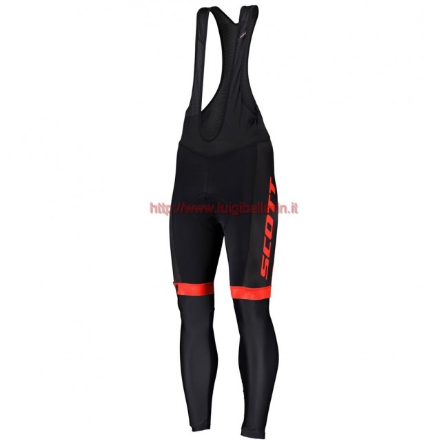 Completo Ciclismo 2019 Scott-RC-Squadre nero-rosso Salopette Lunga Ciclismo Completo Ciclismo 2019 Scott-RC-Squadre nero-rosso Salopette Lunga Ciclismo