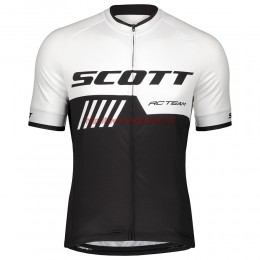 Completo Ciclismo 2019 Scott-RC-Squadre nero/bianca Maglia Ciclismo Manica Corta