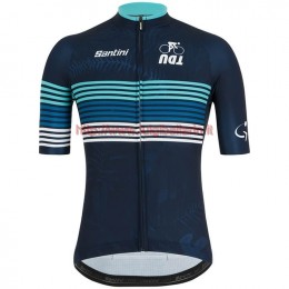 Completo Ciclismo 2019 Tour AU Blu Maglia Ciclismo Manica Corta