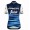 Completo Ciclismo 2019 Trek-Segafredo donna Blu Maglia Ciclismo Manica Corta