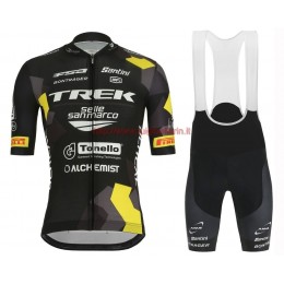 Completo Ciclismo 2019 Trek Selle San Marco abbigliamento Bici Completo Maglia Ciclismo Corta e Salopette
