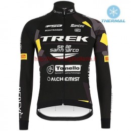 Completo Ciclismo 2019 Trek Selle San Marco thermique Maglia Ciclismo Manica Lunga