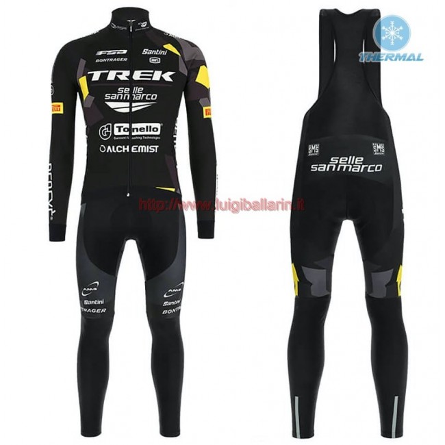 Completo Ciclismo 2019 Trek Selle San Marco thermique Maglia Ciclismo Manica Lunga e Salopette Lunga Completo Ciclismo 2019 Trek Selle San Marco thermique Maglia Ciclismo Manica Lunga e Salopette Lunga