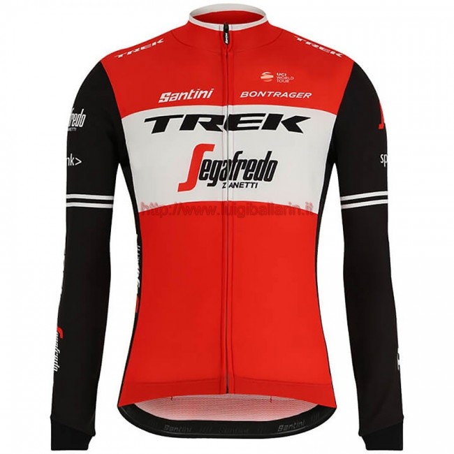 Completo Ciclismo 2019 Trek Usine Racing rosso Maglia Ciclismo Manica Lunga Completo Ciclismo 2019 Trek Usine Racing rosso Maglia Ciclismo Manica Lunga