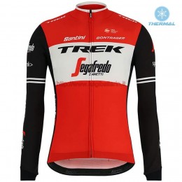 Completo Ciclismo 2019 Trek Usine Racing rosso thermique Maglia Ciclismo Manica Lunga