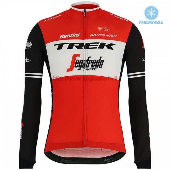 Completo Ciclismo 2019 Trek Usine Racing rosso thermique Maglia Ciclismo Manica Lunga Completo Ciclismo 2019 Trek Usine Racing rosso thermique Maglia Ciclismo Manica Lunga