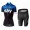 Completo Ciclismo 2019 Squadre SKY sombre Blu donna abbigliamento Bici Completo Maglia Ciclismo Corta e Salopette