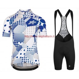 Completo Ciclismo 2020 Asos Erlkoenig Blu abbigliamento Bici Completo Maglia Ciclismo Corta e Salopette