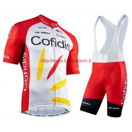 Completo Ciclismo 2020 Cofidis Squadre abbigliamento Bici Completo Maglia Ciclismo Corta e Salopette