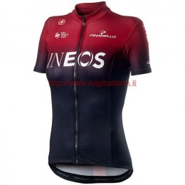 Completo Ciclismo 2020 INEOS Squadre donna Maglia Ciclismo Manica Corta