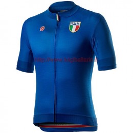 Completo Ciclismo 2020 Italian Country Blu Maglia Ciclismo Manica Corta