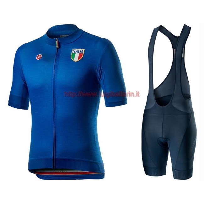 Completo Ciclismo 2020 Italian Country Blu abbigliamento Bici Completo Maglia Ciclismo Corta e Salopette Completo Ciclismo 2020 Italian Country Blu abbigliamento Bici Completo Maglia Ciclismo Corta e Salopette