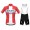 Completo Ciclismo 2020 Quick-Step Denmark Champion abbigliamento Bici Completo Maglia Ciclismo Corta e Salopette
