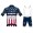 Completo Ciclismo 2020 Quick-Step US Champion abbigliamento Bici Completo Maglia Ciclismo Corta e Salopette