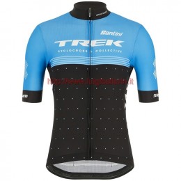 Completo Ciclismo 2020 TREK Usine Racing Blu-nero Maglia Ciclismo Manica Corta