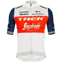 Completo Ciclismo 2020 Trek Segafredo bianca-rosso Maglia Ciclismo Manica Corta