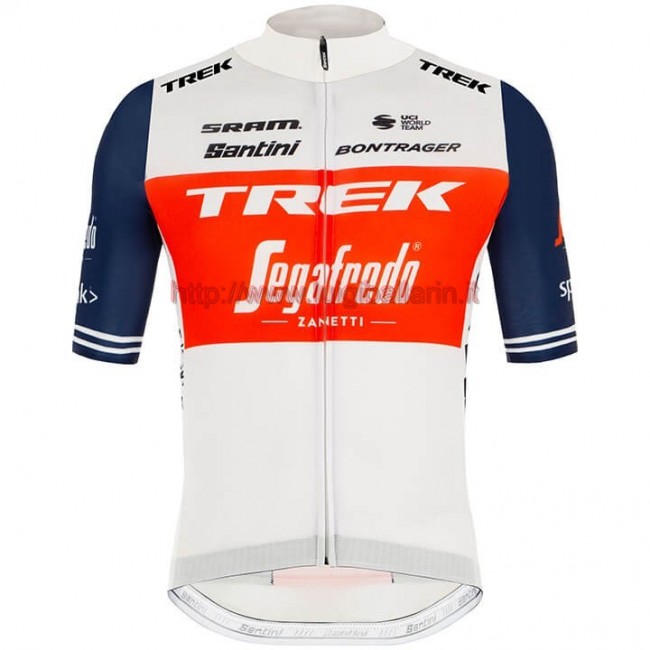 Completo Ciclismo 2020 Trek Segafredo bianca-rosso Maglia Ciclismo Manica Corta Completo Ciclismo 2020 Trek Segafredo bianca-rosso Maglia Ciclismo Manica Corta