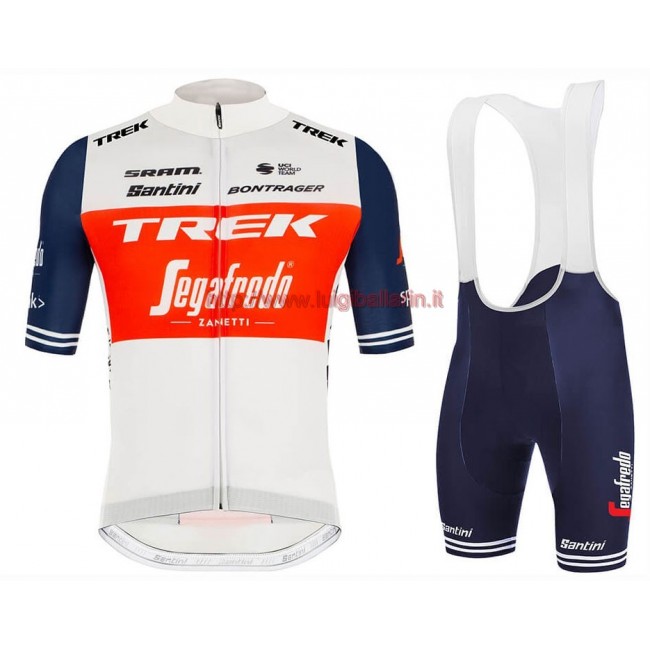 Completo Ciclismo 2020 Trek Segafredo bianca-rosso abbigliamento Bici Completo Maglia Ciclismo Corta e Salopette Completo Ciclismo 2020 Trek Segafredo bianca-rosso abbigliamento Bici Completo Maglia Ciclismo Corta e Salopette