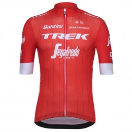 Trek Segafredo 2018 rosso Maglia Ciclismo Manica Corta 56913FE