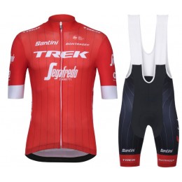 Trek Segafredo 2018 rosso abbigliamento Ciclismo Completo Maglia Ciclismo Corta e Salopette 90112JD